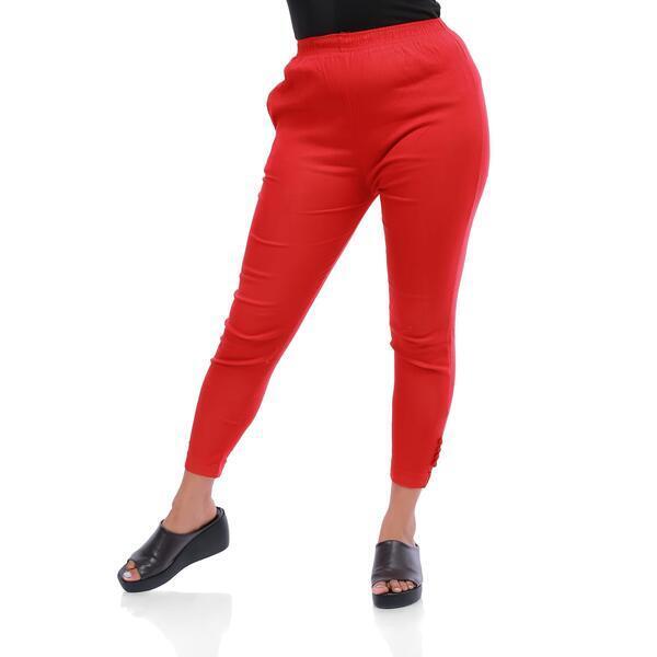 Cotton Stretchable Plain Leggings For Women
