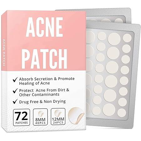 Acne Pimple Patches Waterproof Patch for Active Surface Acne Absorb Pimple Overnight reduces excess oil