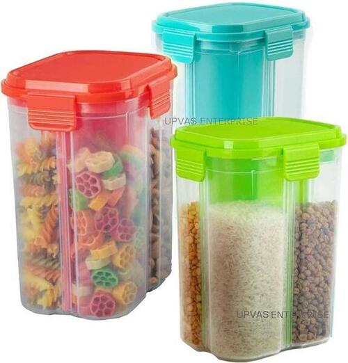 National Four Section Containers Square