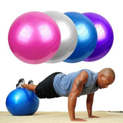 Anti- Burst Gym Balls Exercise Ball Gym Ball with Pump free (multicolor)