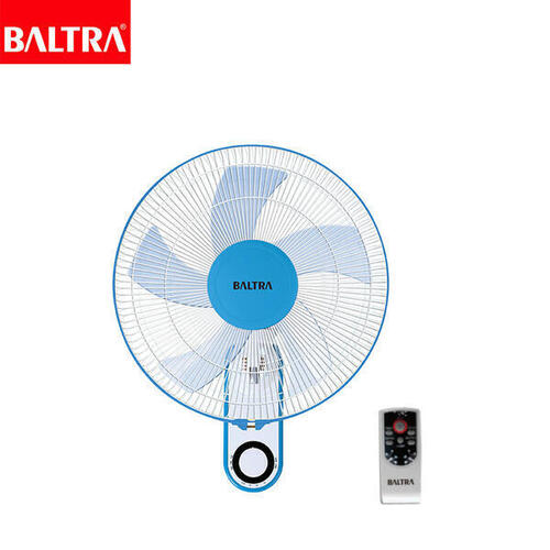 BALTRA Wall Fan | Cute Plus |16” Wall fan | 3 speed control panel | 7.5 hour timer | Full 90° oscillation | Poly coated safety grill | Remote control | 60 W