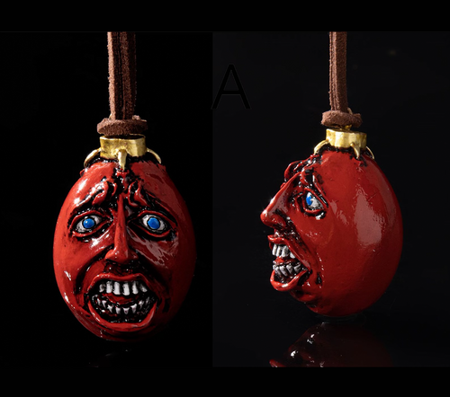 Berserk Behelit Peripheral Necklace Handmade Egg of the King Necklace Unique Anime Cosplay Pendant Necklace Ronin Merch