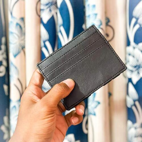 Color Genuine Leather Plain Design Magic Wallet For Men