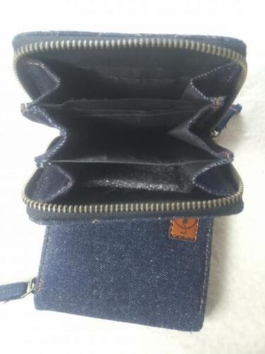 Denim Zipper Ladies Purse