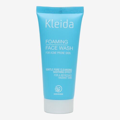 Kleida Foaming Face Wash 100g | For Acne Prone Skin | Gentle Pore Cleansing Soothing Effect