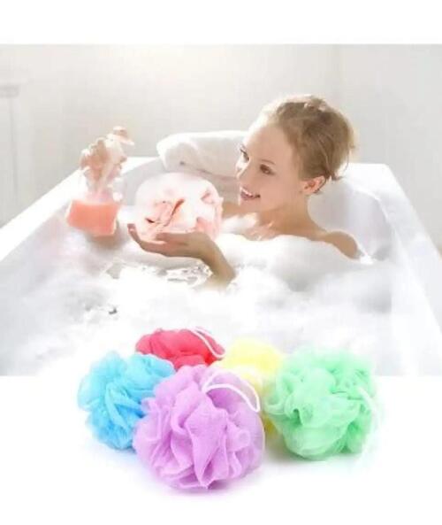 MASALA COTTAGE -Bath Sponge Round Loofah Pebble