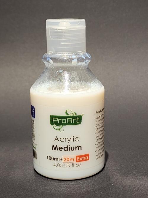 ProArt Artists' Acrylic Medium 120ML (100ML+20ML Free)
