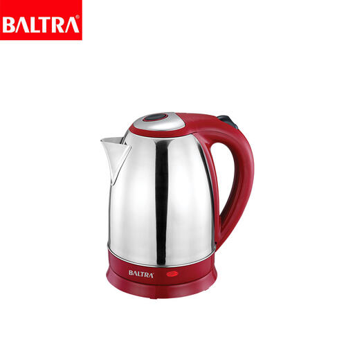 BALTRA Electric Cordless Kettle | Active | 1.8 Ltr | 360° cordless kettle | Concealed heating element | SS 304 body | Cool touch handle with finger protector | Boil dry protection | Auto cut off function | 1100 W