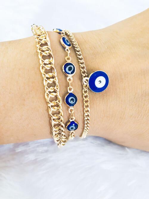 Bracelet for Women and Girls Fashion Evil Eye Nazariya Beads Bracelets for Women Bead Bracelet | Stretch Beaded Layered Bracelet | Birthday Gift For girls and Women