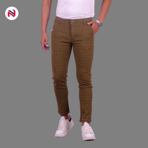 Nyptra Green Stretchable Check Pants For Men - Fashion | Pants For Men | Men's Wear | Pants