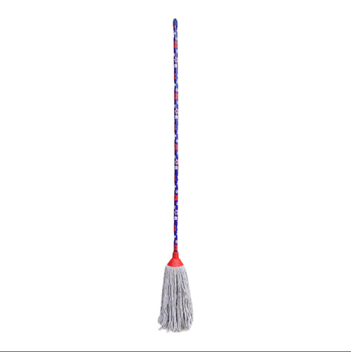 Round Cotton Floor Cleaning Mop With Wood Stick