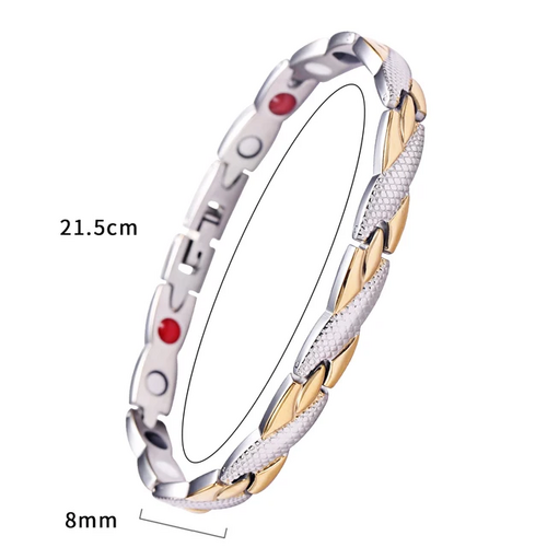 Stainless Steel Magnet Energy Bracelet Health Care Blood Cerculation Bio Magnetic Bracelet Silver Gold Fashion Dragon Pattern Jewelry Bracelet - Smart Gallery