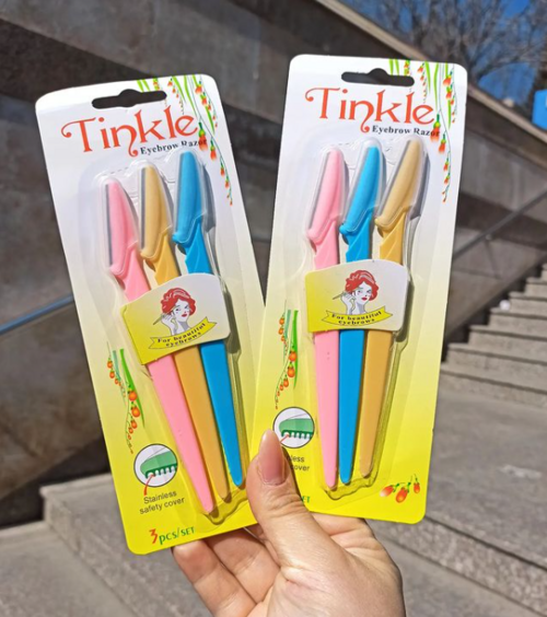 Tinkle Face Razors For Women | Women Face Razor For Face & Eyebrow | Reusable & Biodegradable | Quick & Easy Facial Hair Removal At Home