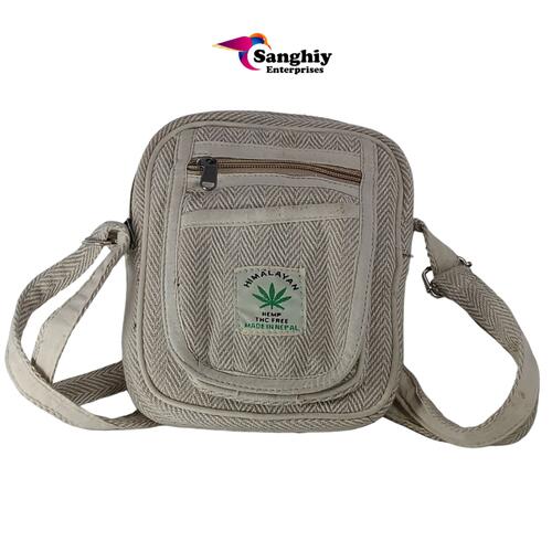 Hemp Crossbody Bag For UNisex