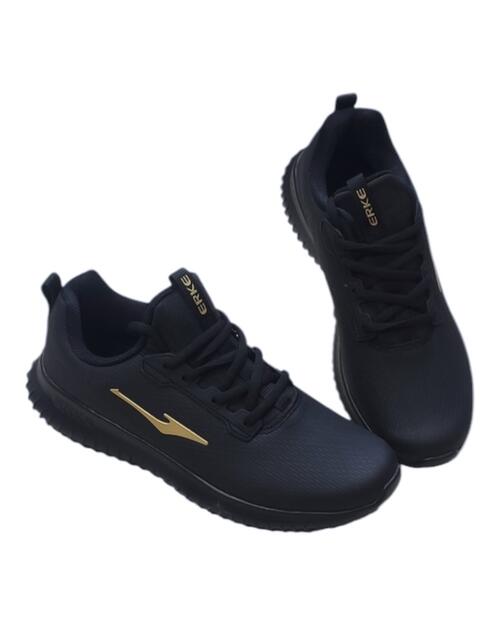 Premium Quality Black Breathable Running Shoes For Men (K089)
