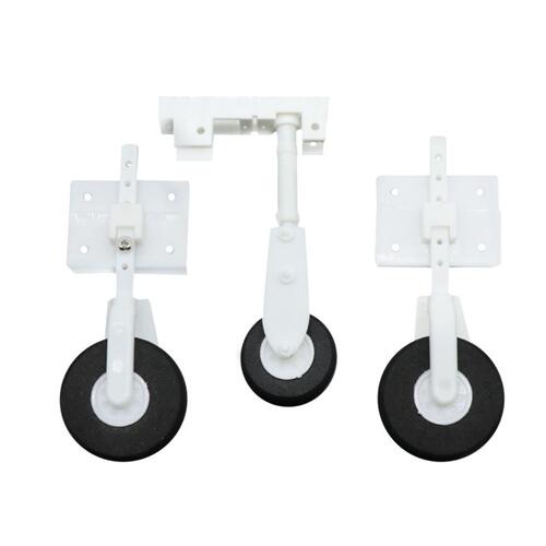 Toy KT Board RC Plane Landing Gear Light Weight DIY SU27 Assembly Kit Steering Wheel Fixed Wing Airplane RC Plane Undercarriage RC Plane
