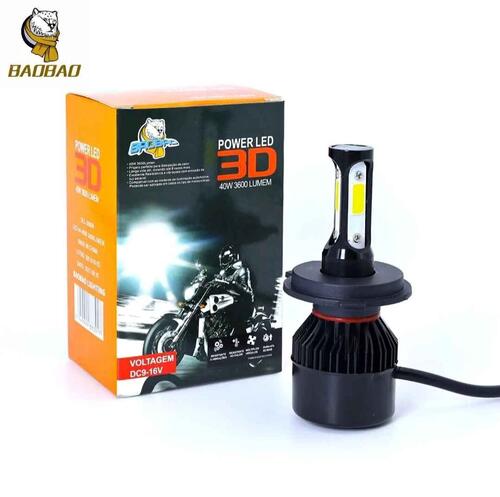 Bright 3D Led Headlight for bike and scooters