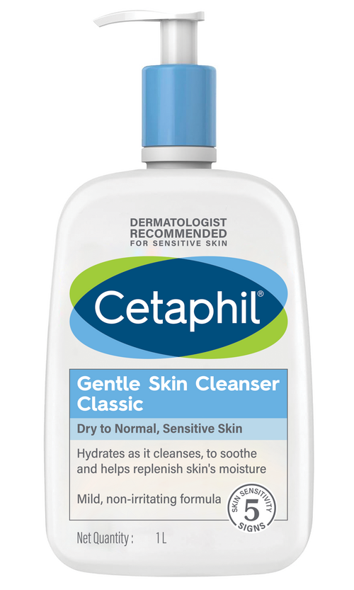 Cetaphil Gentle Skin Cleanser for Dry, Normal Sensitive Skin Classic