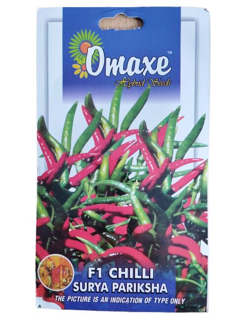 Hybrid Surya Pariksha Chilli Vegetable Seeds 50 Seeds
