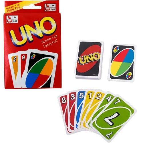 UNO Card Game - Multicolor