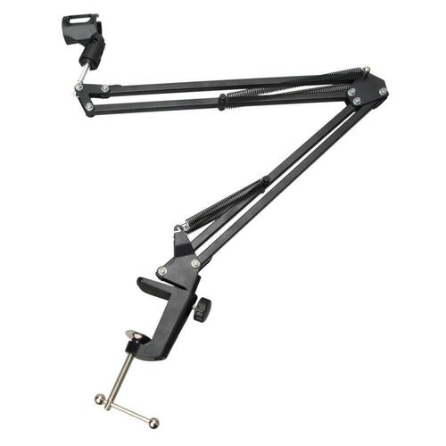 Upgraded Professional Recording Microphone Stand NB-35, Adjustable Scissor Arm Boom Suspension Stand for Studio and Broadcast