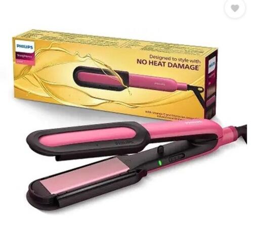 Philips Hair Straightener BHS522/00, with Nourishcare Technology With Kerashine Titanium Plates