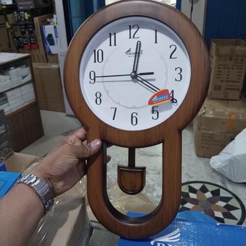 Premium Quality Wood Colour Round Shape Anolog Wall Clock